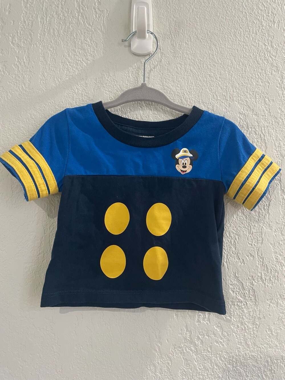 Disney Cruise Line Baby Mickey Mouse Captain Uniform T-Shirt